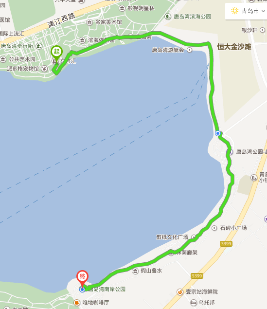 青岛滨海学院校内地图图片